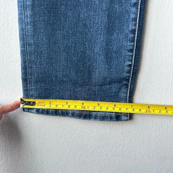 Veronica Beard Arya High Rise Straight Jeans Bright Blue Denim Women's Size 27 - Picture 8 of 9